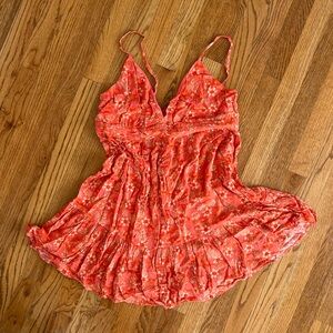 Pink Floral Sundress